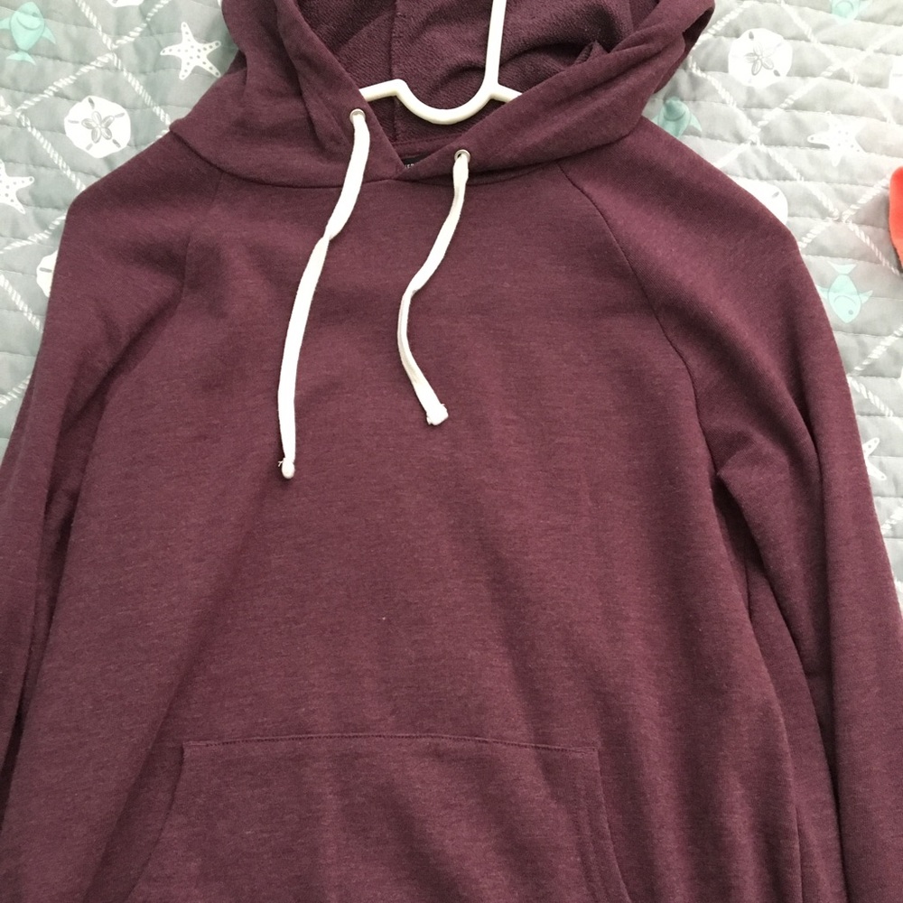 Burgundy hoodie